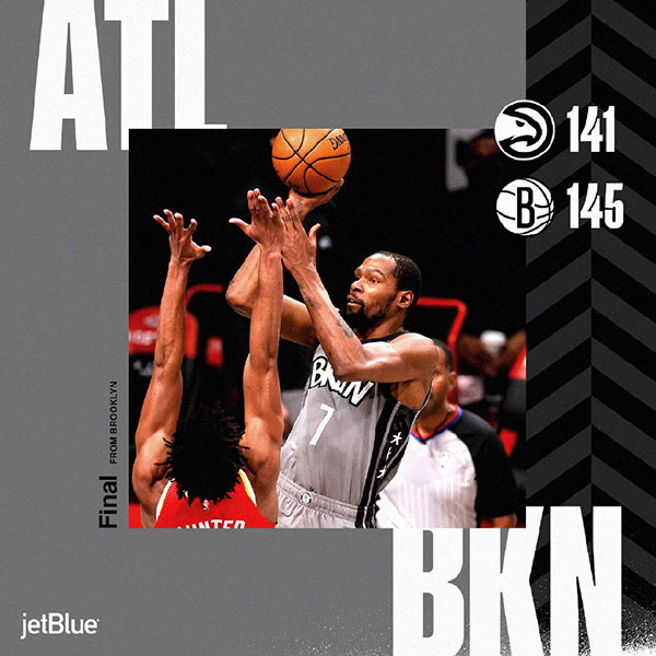 12月31日 NBA常规赛 老鹰vs篮网 全场录像