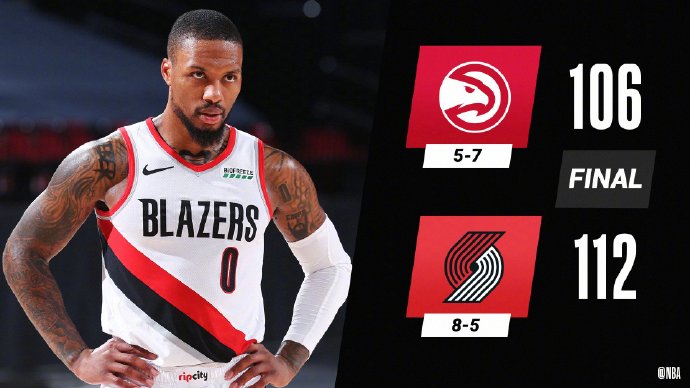 01月17日 NBA常规赛 老鹰vs开拓者 全场录像