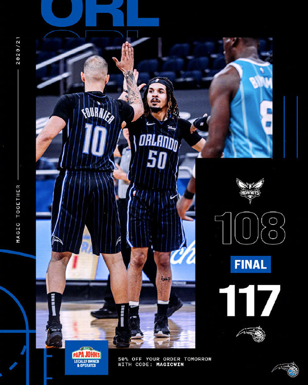 01月26日 NBA常规赛 黄蜂vs魔术 全场录像