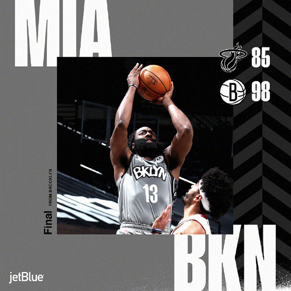 01月26日 NBA常规赛 热火vs篮网 全场录像