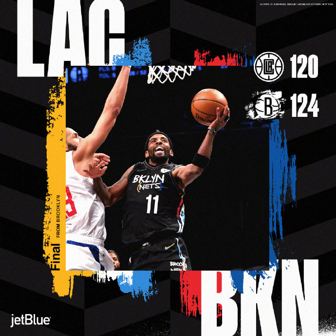 02月03日 NBA常规赛 快船vs篮网 全场录像