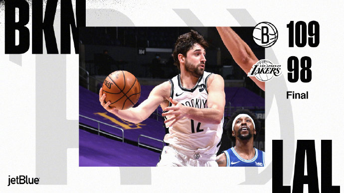 02月19日 NBA常规赛 篮网vs湖人 全场录像