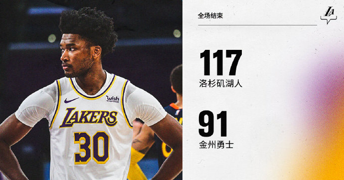 03月01日 NBA常规赛 勇士vs湖人 全场录像