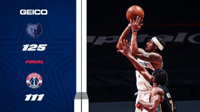 03月03日 NBA常规赛 灰熊vs奇才 全场录像