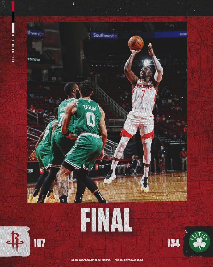 03月15日 NBA常规赛 凯尔特人vs火箭 全场录像