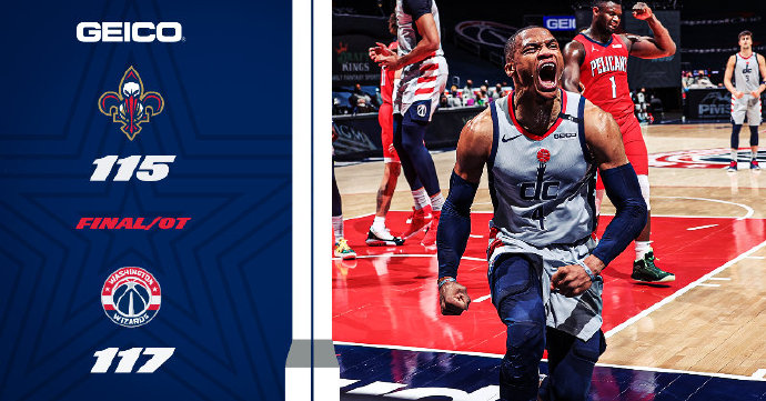 04月17日 NBA常规赛 鹈鹕vs奇才 全场录像