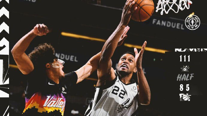04月18日 NBA常规赛 马刺vs太阳 全场录像