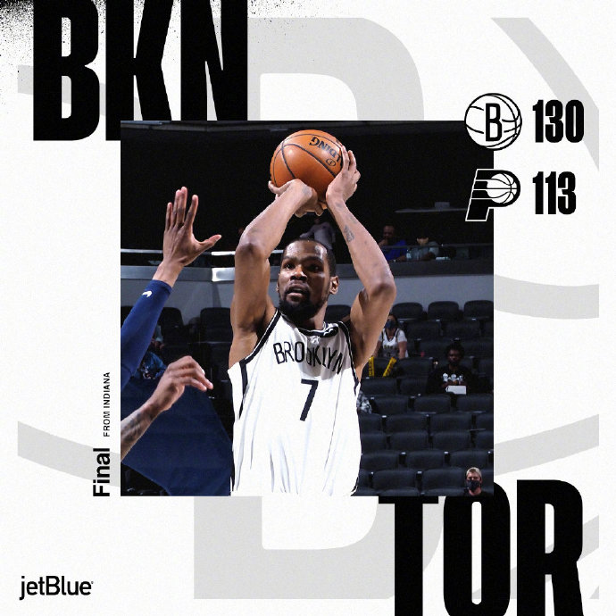 04月30日 NBA常规赛 篮网vs步行者 全场录像