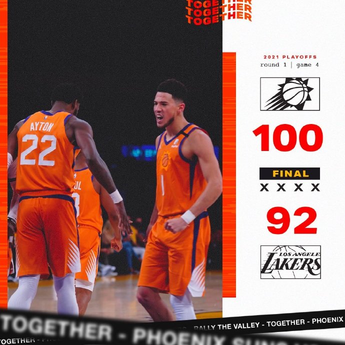 NBA季后赛首轮G4 太阳vs湖人 全场录像