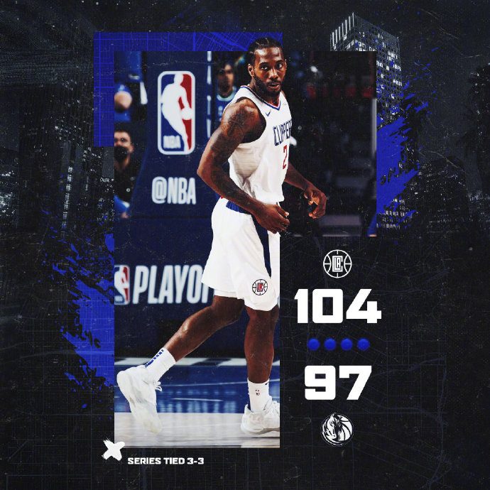 06月05日 NBA季后赛首轮G6 快船vs独行侠 全场录像