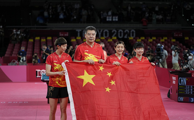 08月05日 中国第34金：乒乓球女子团体 陈梦/颖莎/王曼昱 全场录像