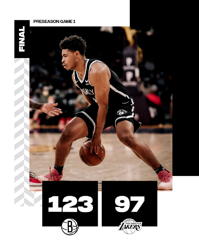 10月04日 NBA季前赛 篮网vs湖人 全场录像