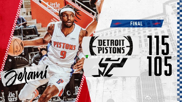 NBA季前赛 马刺vs活塞 全场录像
