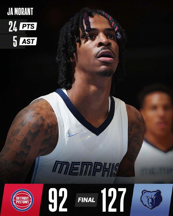 NBA季前赛 活塞vs灰熊 全场录像