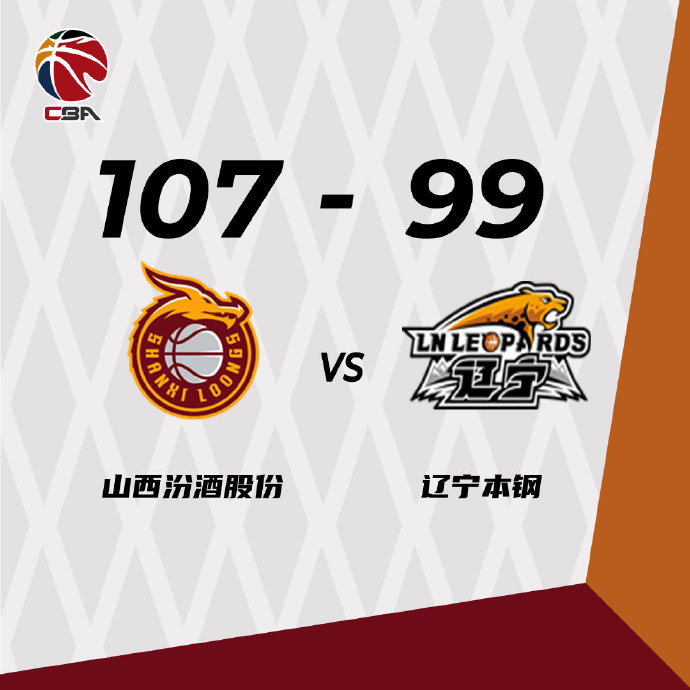 10月23日 CBA常规赛 山西vs辽宁 全场录像