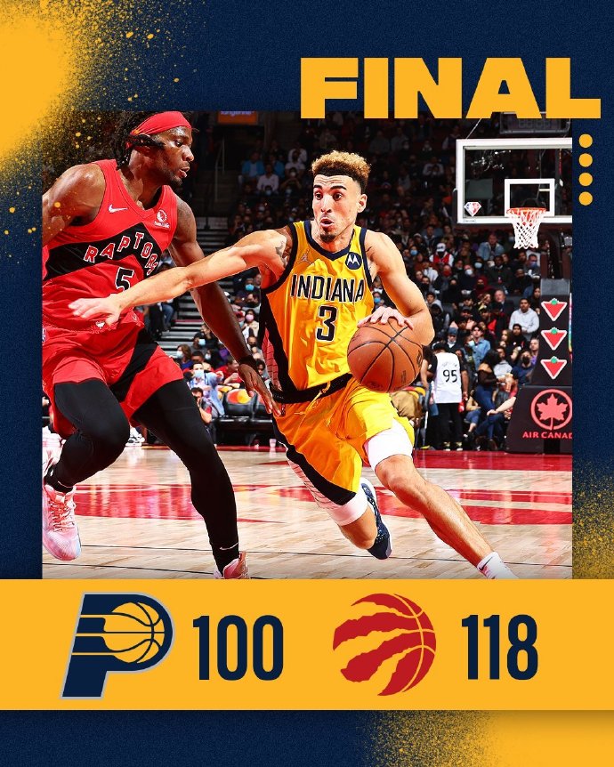 10月28日 NBA常规赛 步行者vs猛龙 全场录像