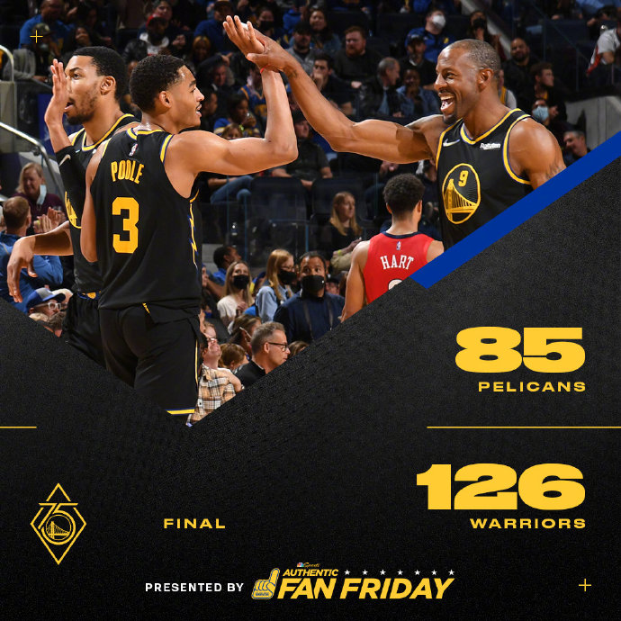 11月06日 NBA常规赛 鹈鹕vs勇士 全场录像