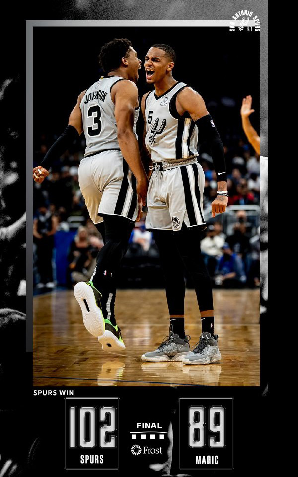 11月06日 NBA常规赛 马刺vs魔术 全场录像