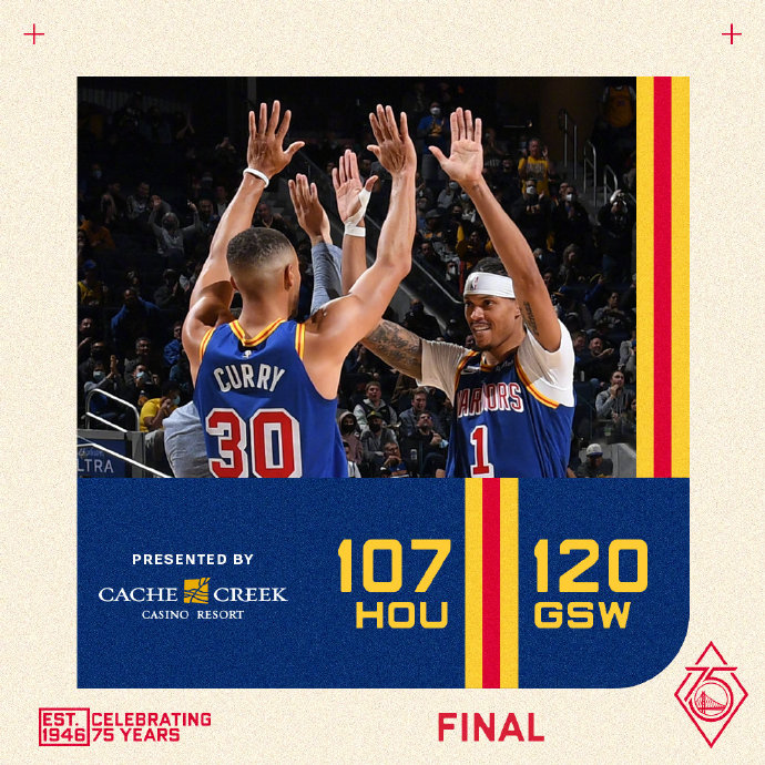 11月08日 NBA常规赛 火箭vs勇士 全场录像