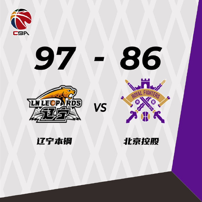 11月11日 CBA常规赛 辽宁vs北控 全场录像