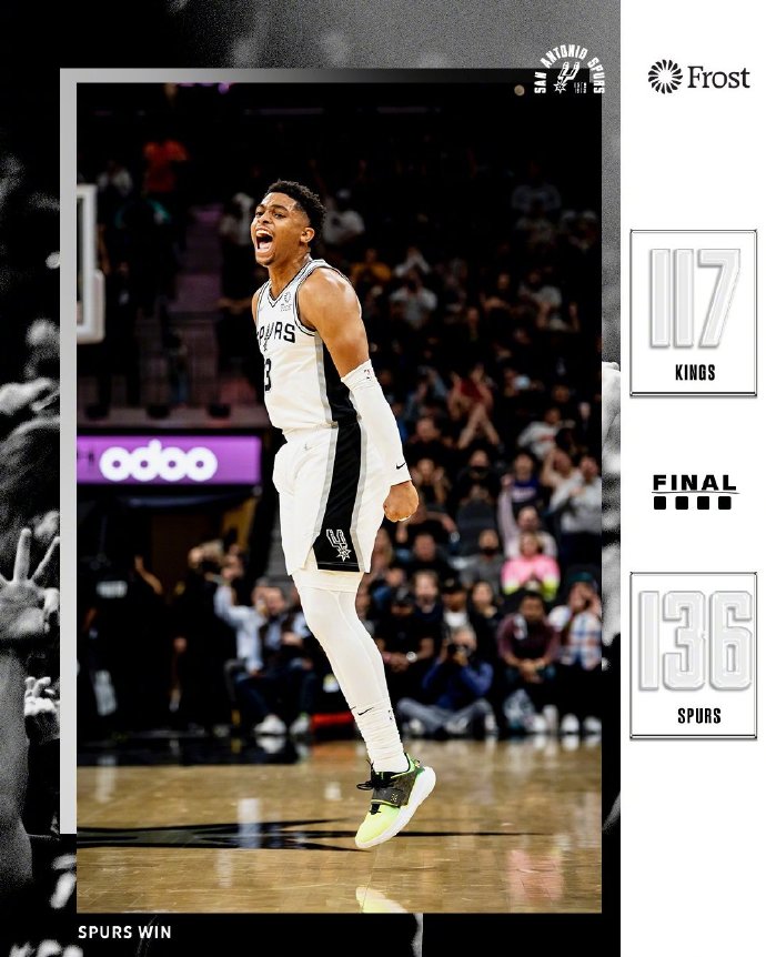 11月11日 NBA常规赛 国王vs马刺 全场录像