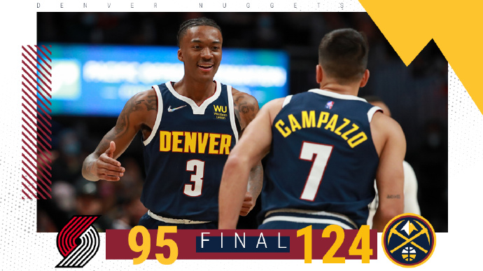 11月15日 NBA常规赛 开拓者vs掘金 全场录像