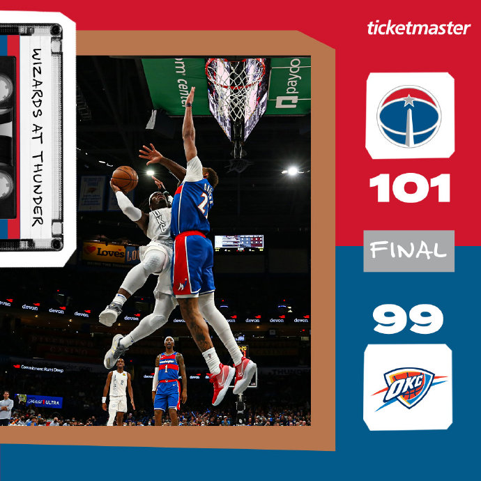 11月27日 NBA常规赛 奇才vs雷霆 全场录像