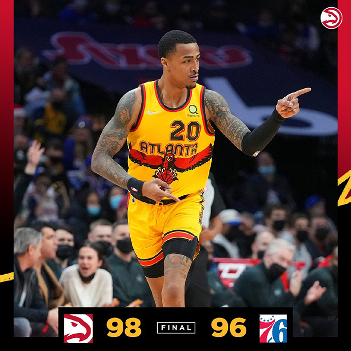 12月24日 NBA常规赛 老鹰vs76人 全场录像