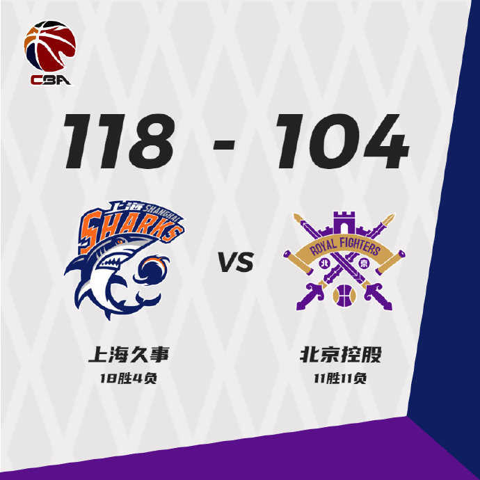 01月13日 CBA常规赛 上海vs北控 全场录像