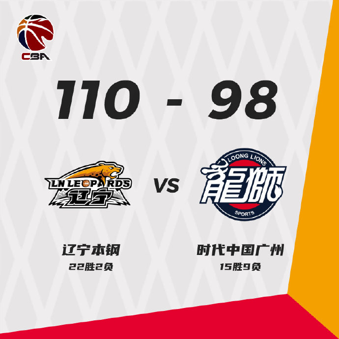 01月18日 CBA常规赛 辽宁vs广州 全场录像