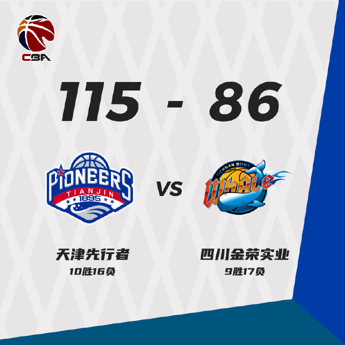 01月23日 CBA常规赛 天津vs四川 全场录像