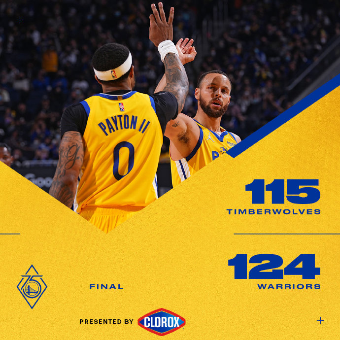 01月28日 NBA常规赛 森林狼vs勇士 全场录像