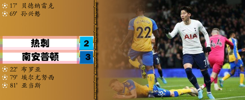 02月10日 英超第24轮 热刺vs南安普顿 全场录像