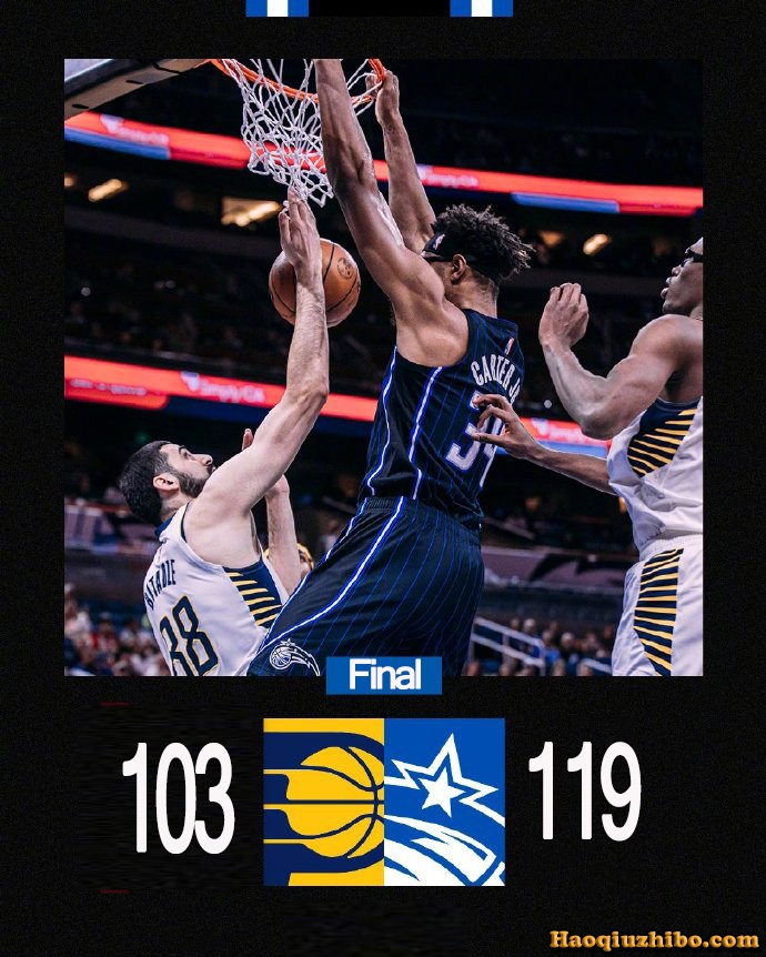 03月01日 NBA常规赛 步行者vs魔术 全场录像