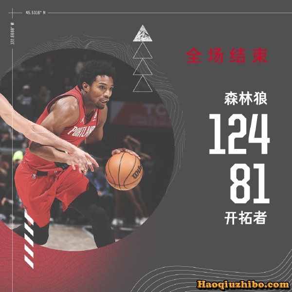 03月08日 NBA常规赛 开拓者vs森林狼 全场录像