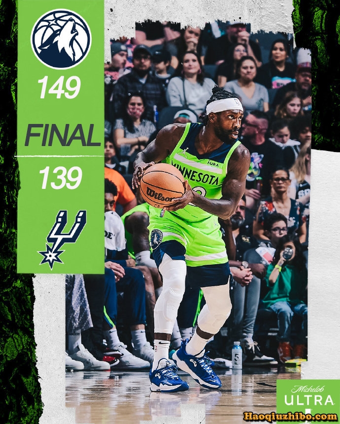 03月15日 NBA常规赛 森林狼vs马刺 全场录像