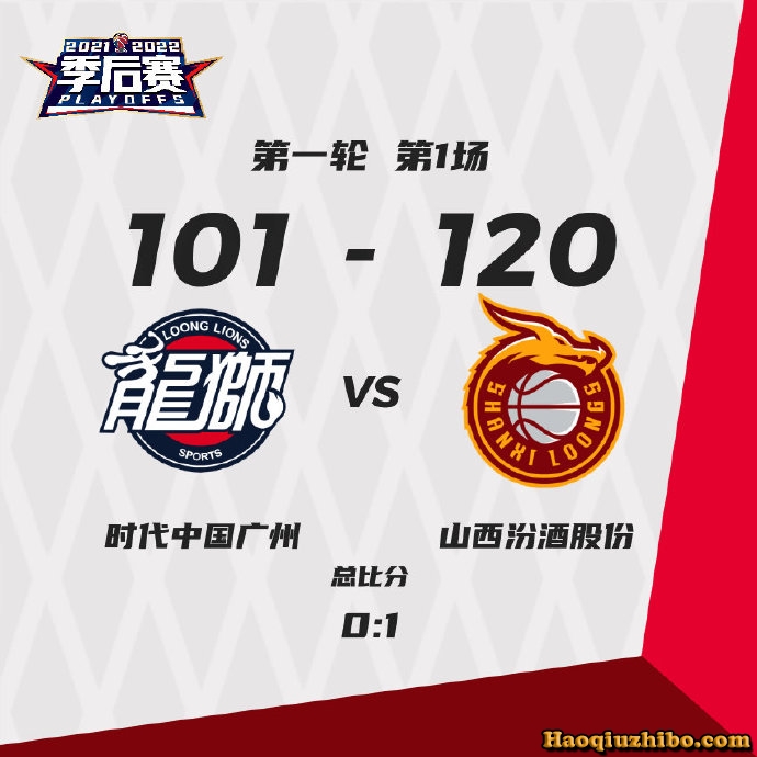 山西120-101大胜广州