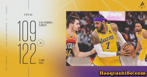 04月01日 NBA常规赛 湖人vs爵士 全场录像