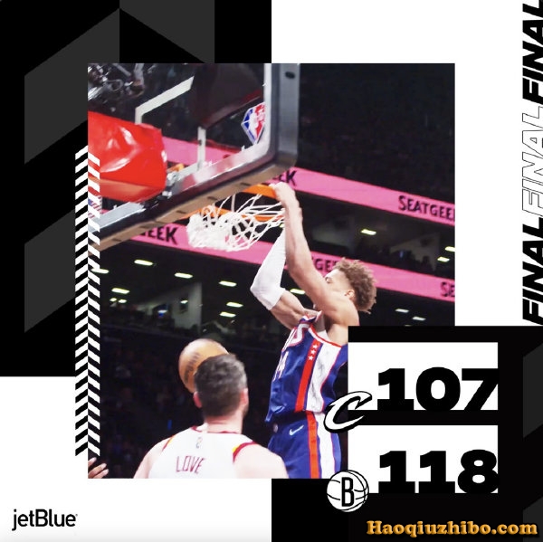 04月09日 NBA常规赛 骑士vs篮网 全场录像