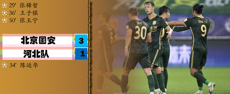 中超第18轮 北京国安 3 - 1 河北