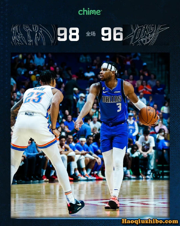 10月06日 NBA季前赛 独行侠vs雷霆 全场录像
