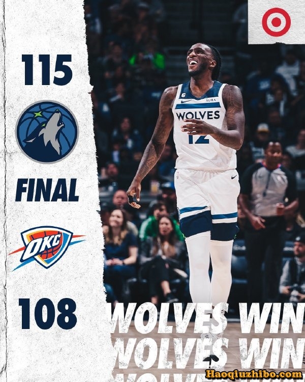 10月20日 NBA常规赛 雷霆vs森林狼 全场录像
