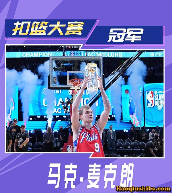 02月19日 2023年NBA全明星扣篮大赛 全场录像