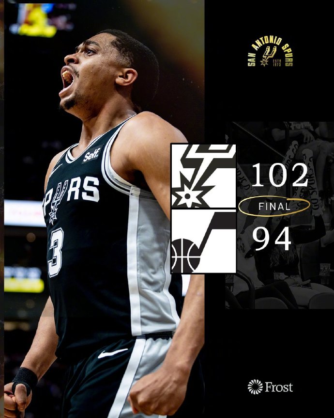 03月01日 NBA常规赛 马刺vs爵士 全场录像