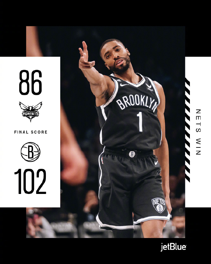 03月06日 NBA常规赛 黄蜂vs篮网 全场录像