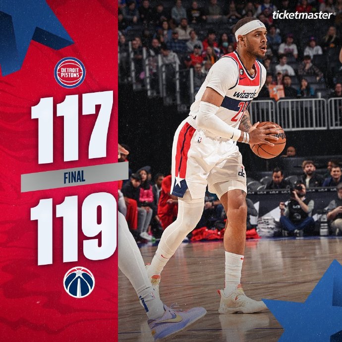 03月08日 NBA常规赛 奇才vs活塞 全场录像