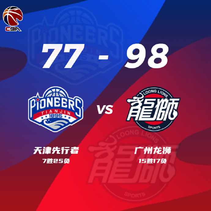 03月09日 CBA常规赛 天津vs广州 全场录像