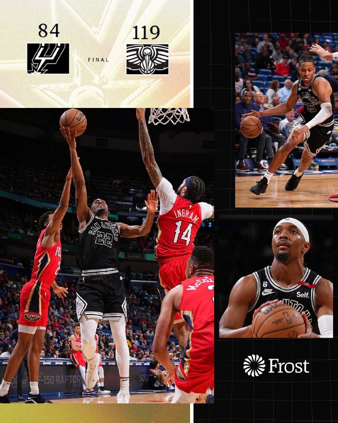 03月22日 NBA常规赛 马刺vs鹈鹕 全场录像