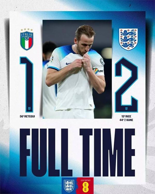 03月24日 欧洲杯预选赛 意大利vs英格兰 全场录像
