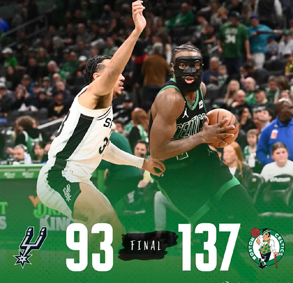 03月27日 NBA常规赛 马刺vs凯尔特人 全场录像